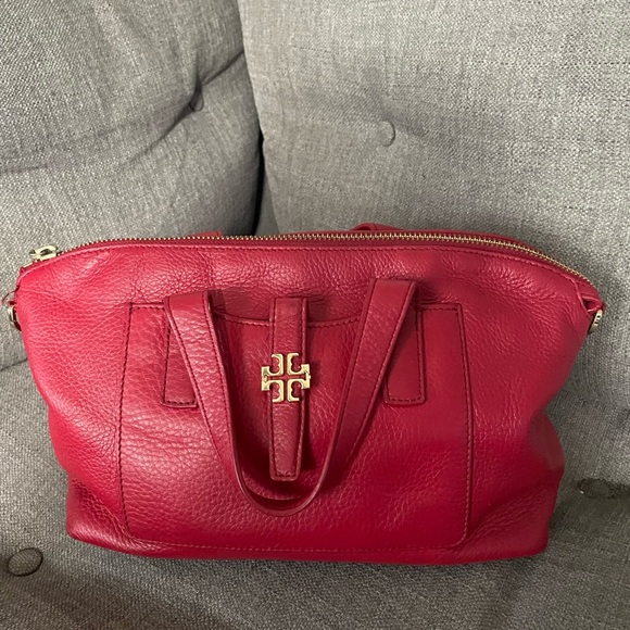 Tory Burch Red Leather Crossbody Bag main image 0